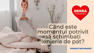 CÂT DE DES SE SPALĂ LENJERIA DE PAT?